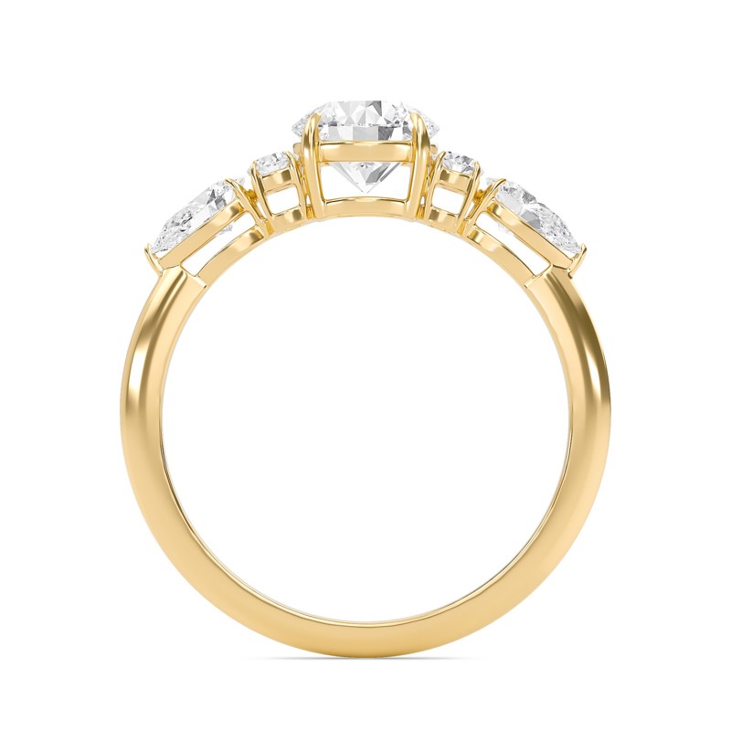 Luxe Five Stones Engagement Ring