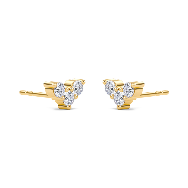 Triology Stud Earrings