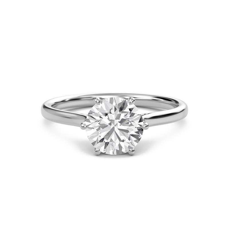 Classic Solitaire 6 Prong Ring