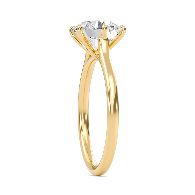 Classic Solitaire 6 Prong Ring