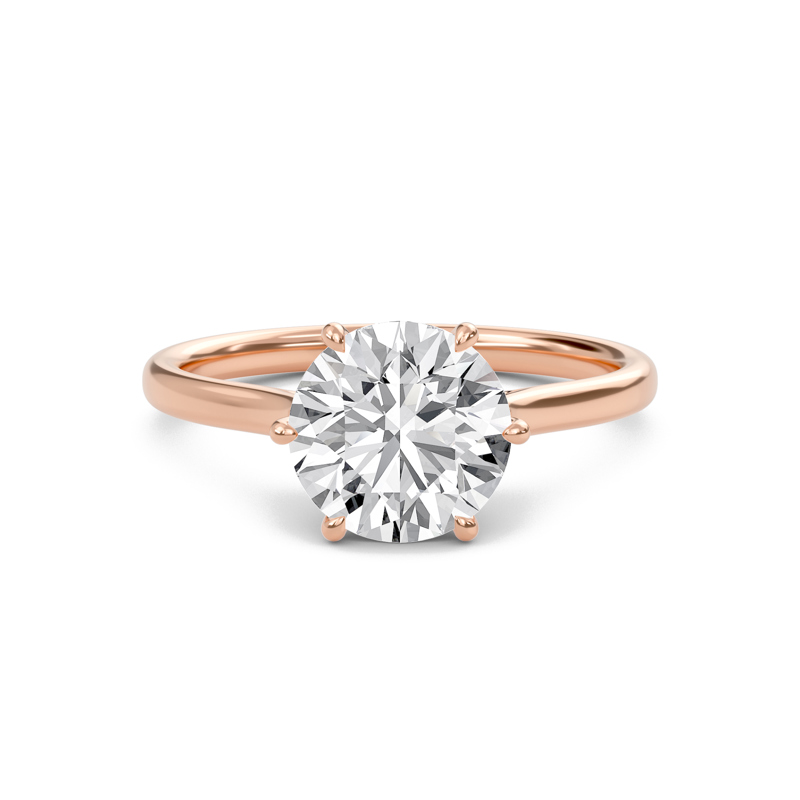 Classic Solitaire 6 Prong Ring