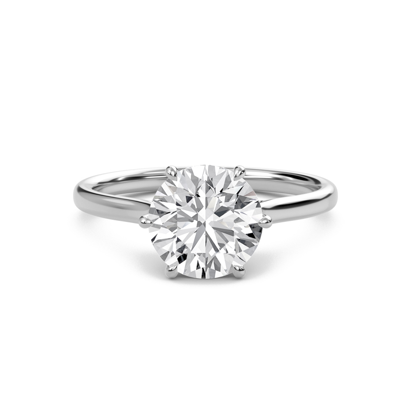 Classic Solitaire 6 Prong Ring