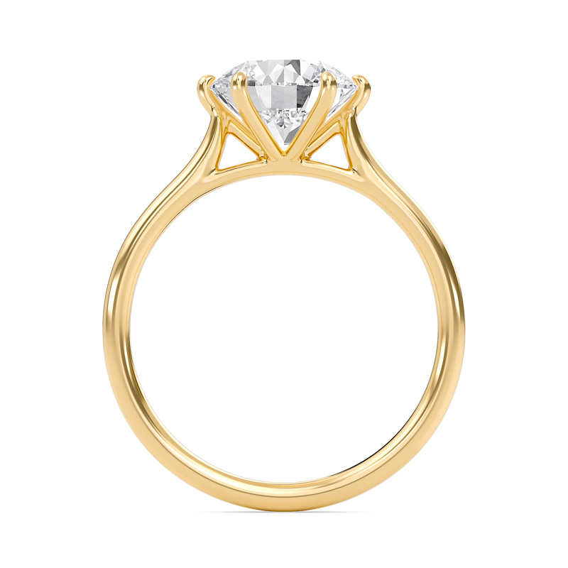 Classic Solitaire 6 Prong Ring