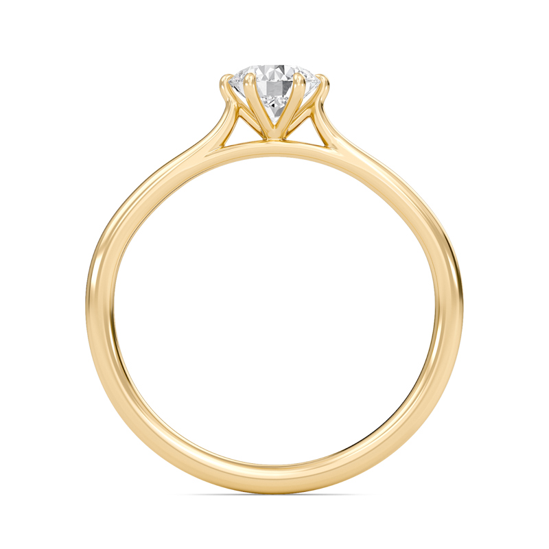 Classic Solitaire 6 Prong Ring