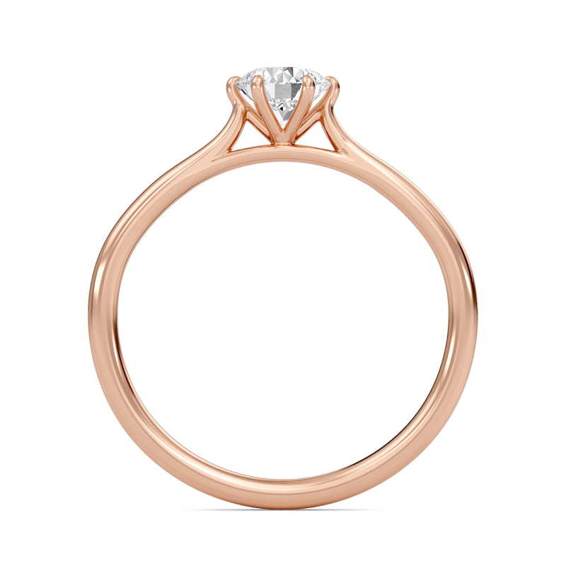 Classic Solitaire 6 Prong Ring