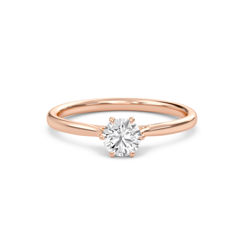 Classic Solitaire 6 Prong Ring