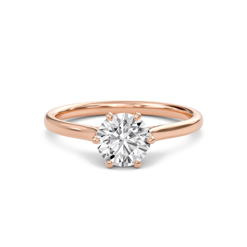 Classic Solitaire 6 Prong Ring