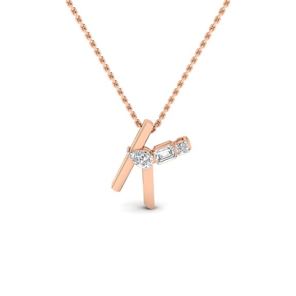 "K" Alphabet Pendant