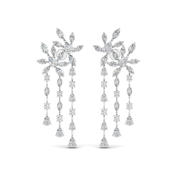 Floral Cascade Earrings