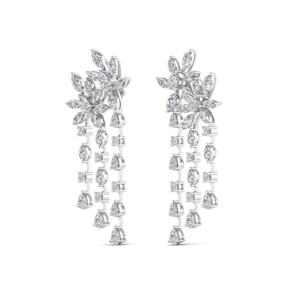 Floral Cascade Earrings