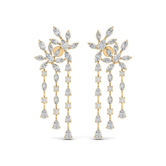 Floral Cascade Earrings