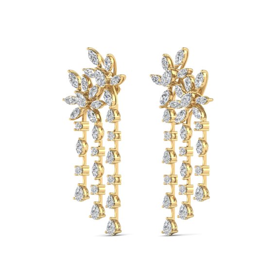 Floral Cascade Earrings