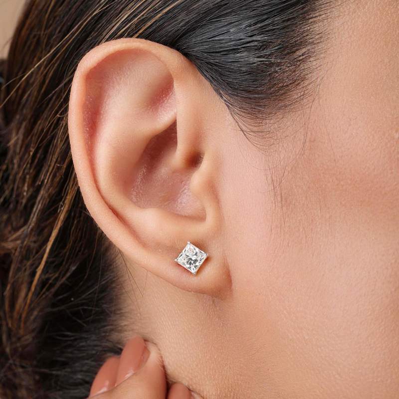 Classic Solitaire Earrings