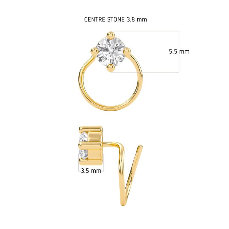0.2 ct. Nose Pin