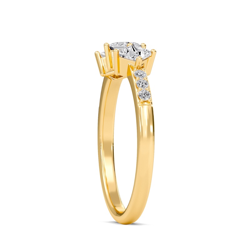 Diamond Essence Three Stone Ring