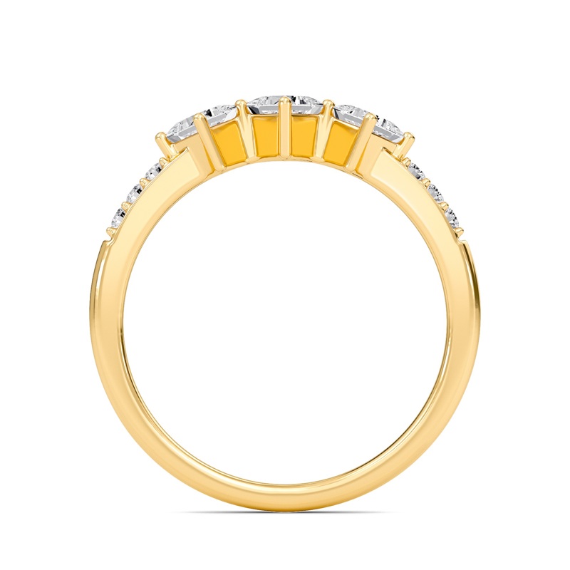 Diamond Essence Three Stone Ring
