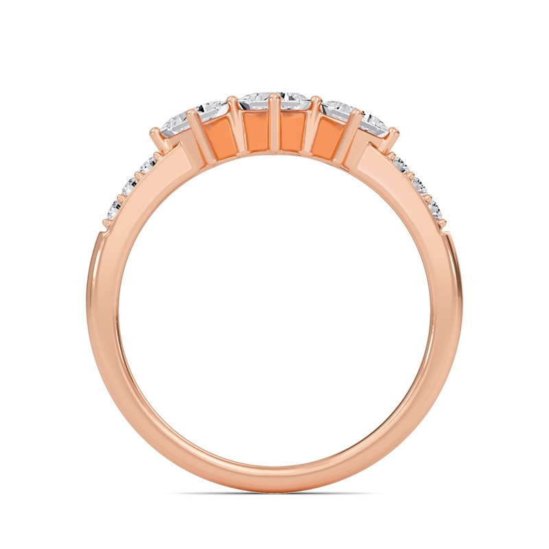 Diamond Essence Three Stone Ring
