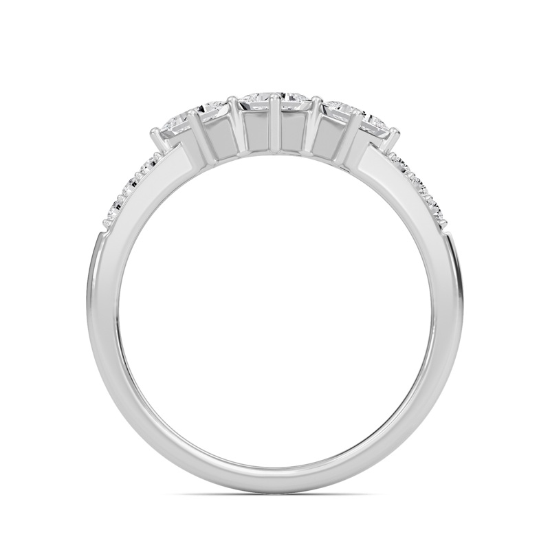 Diamond Essence Three Stone Ring