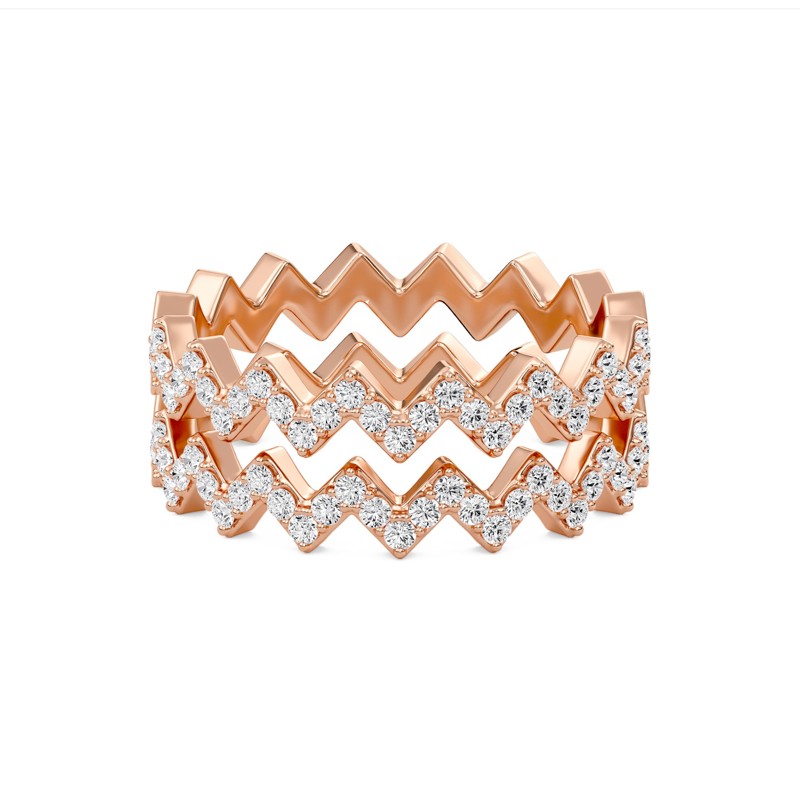 Duet row Zig Zag Band