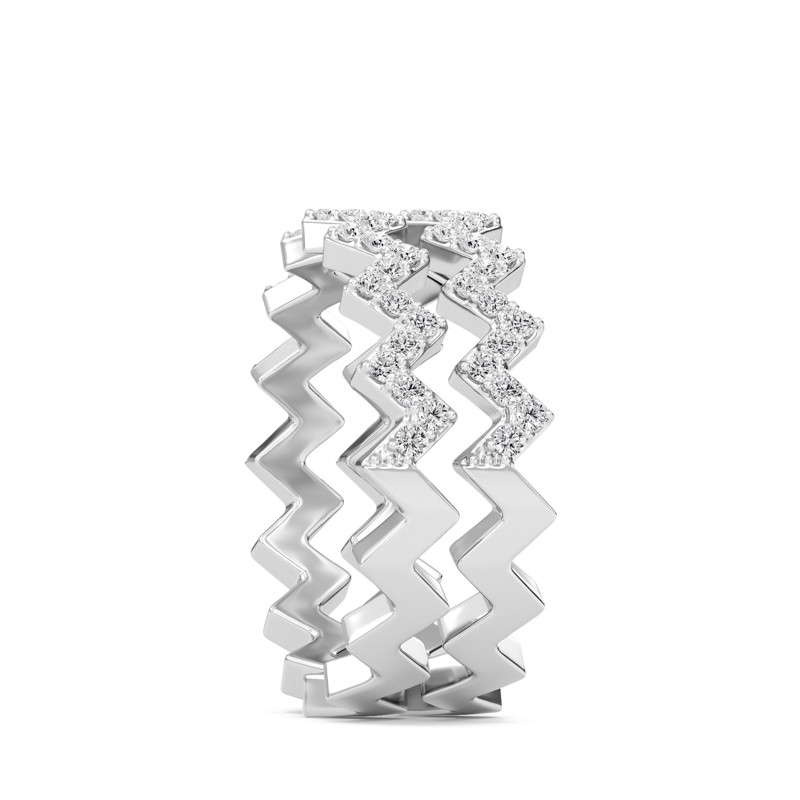 Duet row Zig Zag Band