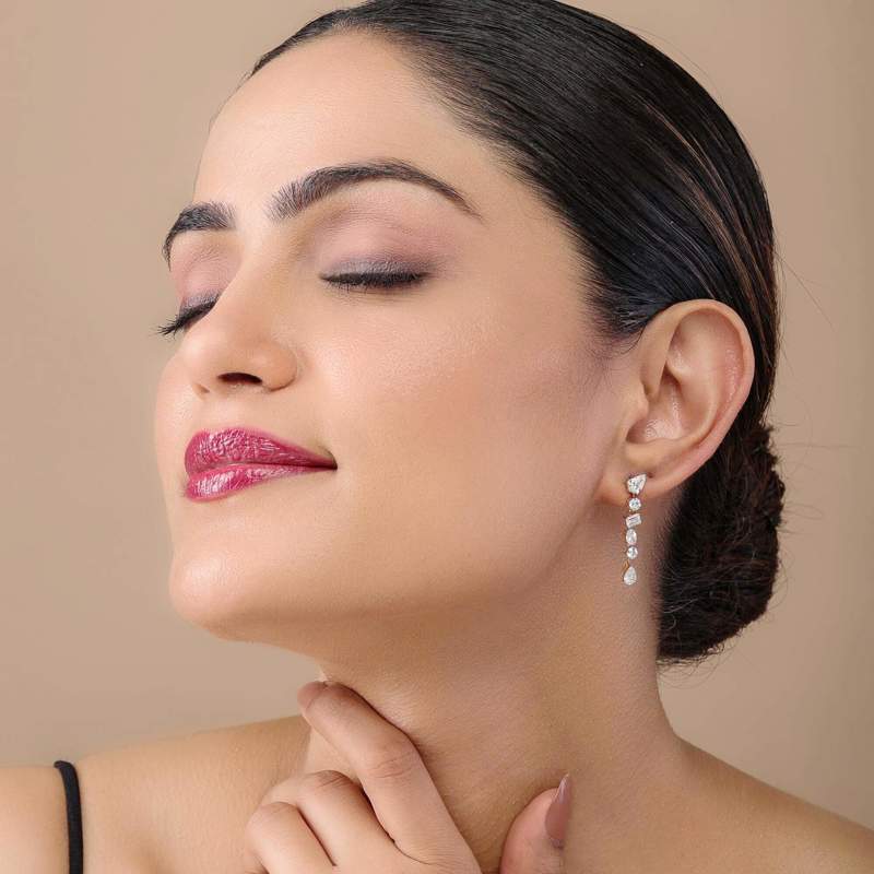 Multi Shape Drop Earrings