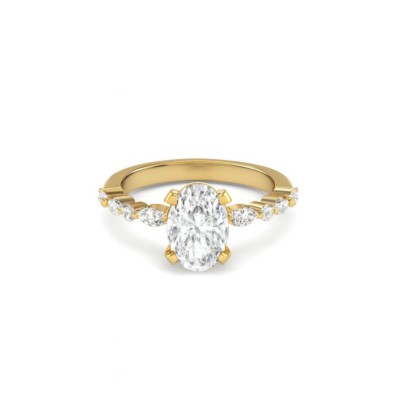 Hidden Halo Ring