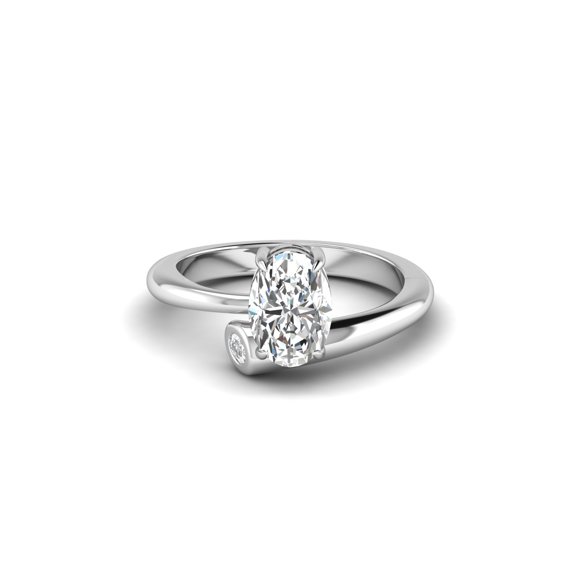 Elegant Oval Orchid Ring