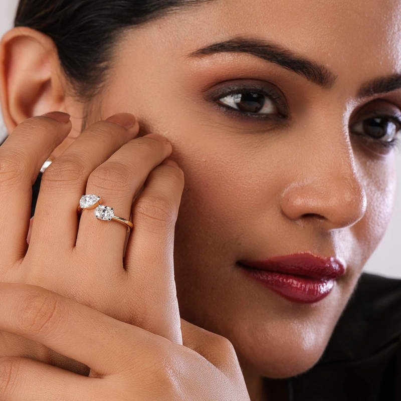 Radiant Duo Ring
