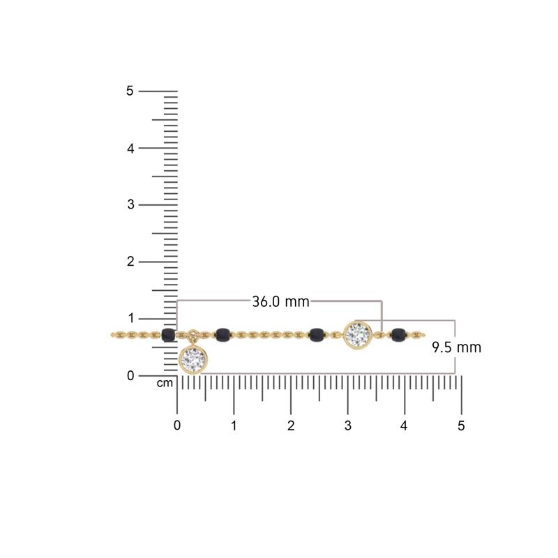 Station Chain Mangalsutra Bracelet