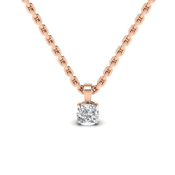  Cushion Diamond Pendant