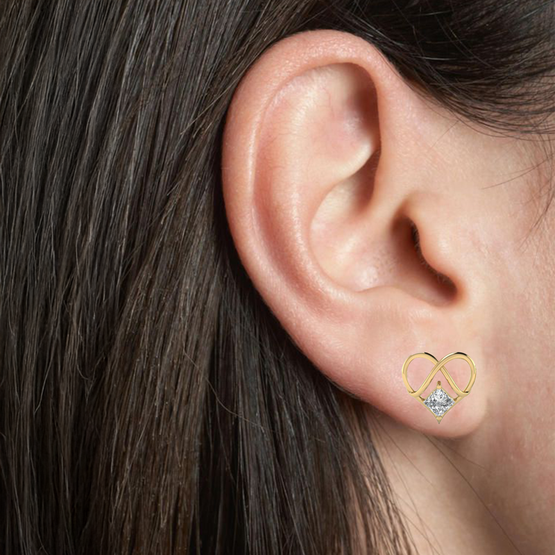 Entwined Heart Earrings