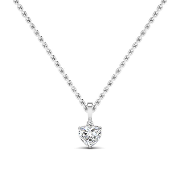 Accented Heart Basket pendant