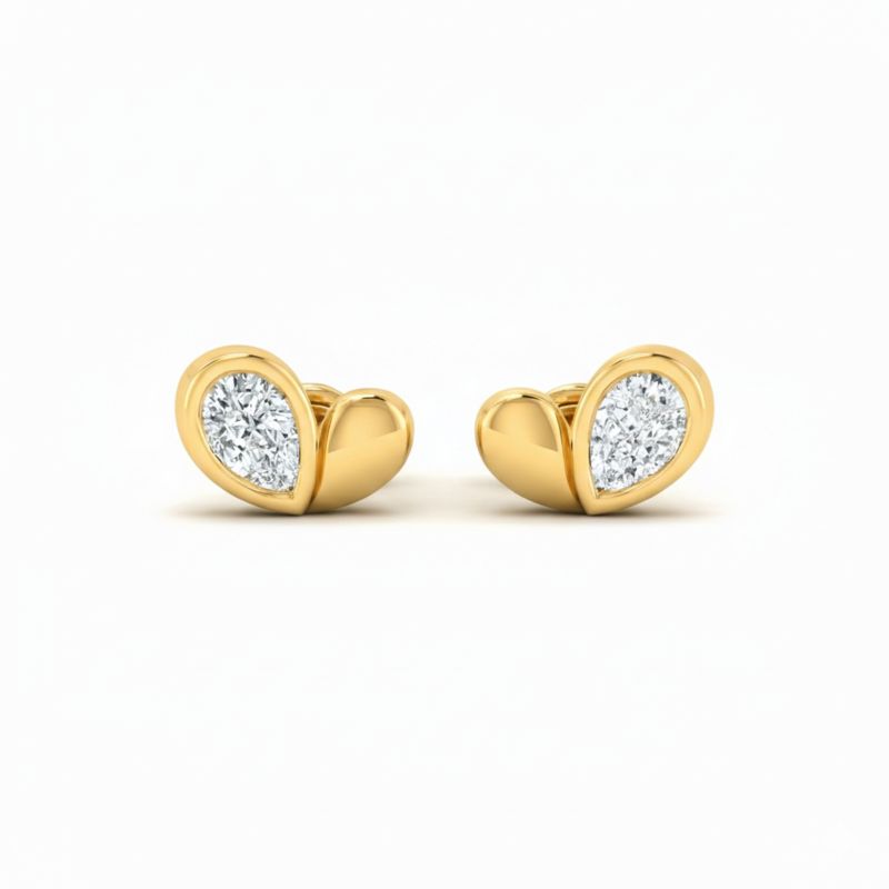 Pear Diamond Studs