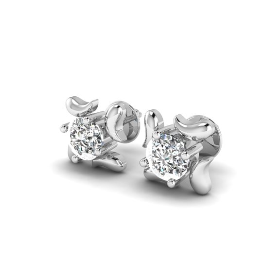 Twirling Diamond Studs