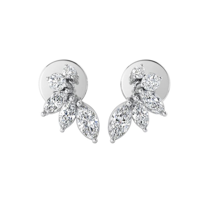 Marquise Climber Earrings
