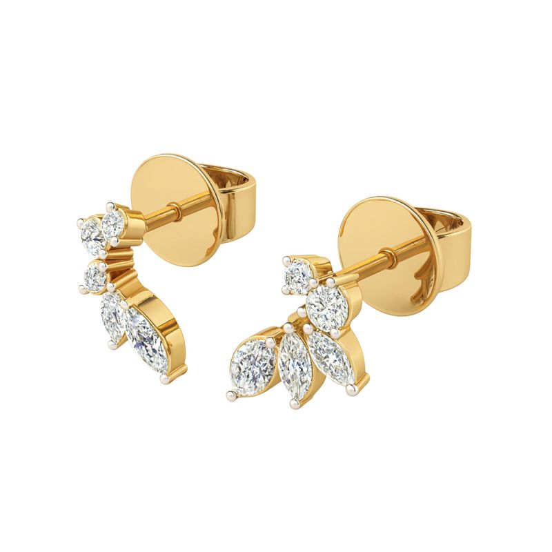 Marquise Climber Earrings