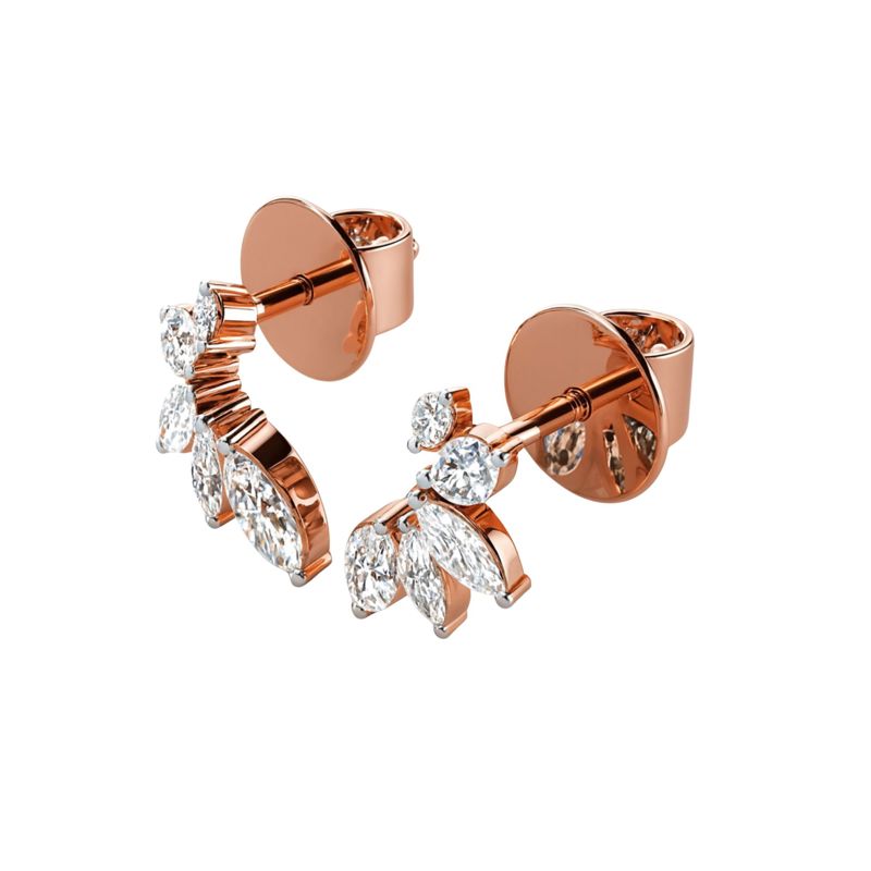 Marquise Climber Earrings