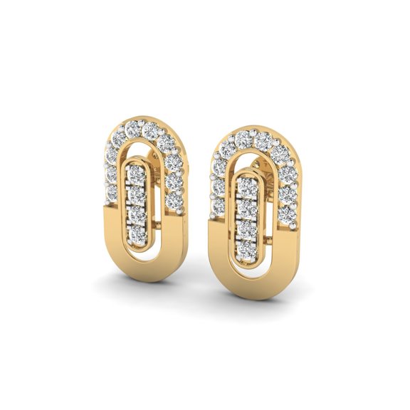 Accented Frame Earrings