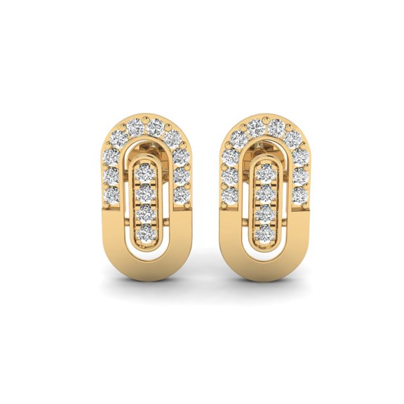 Accented Frame Earrings