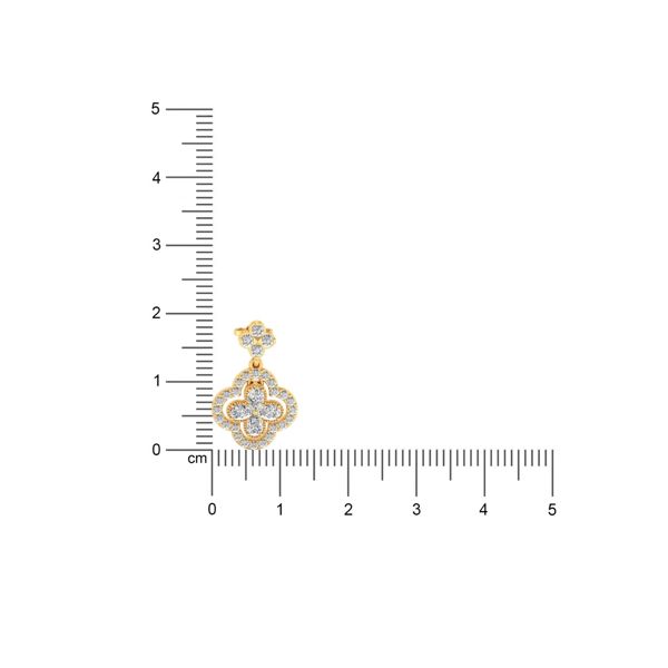 Radiant Clover Diamond Earrings