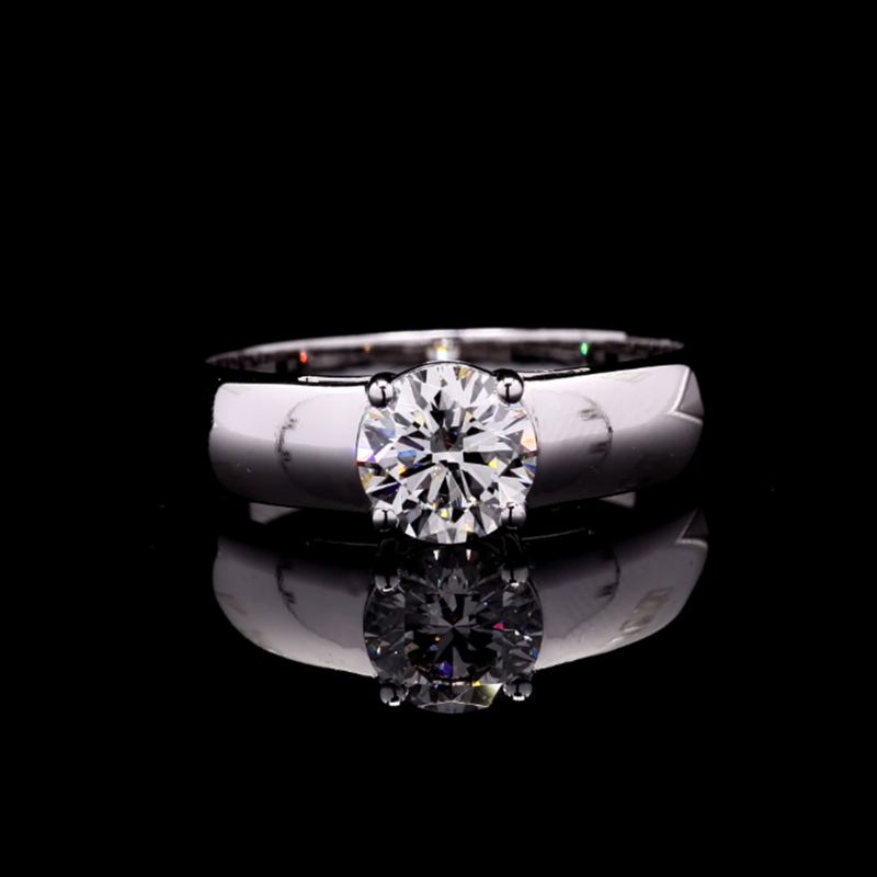Classic Prong Set Bold Solitaire Ring