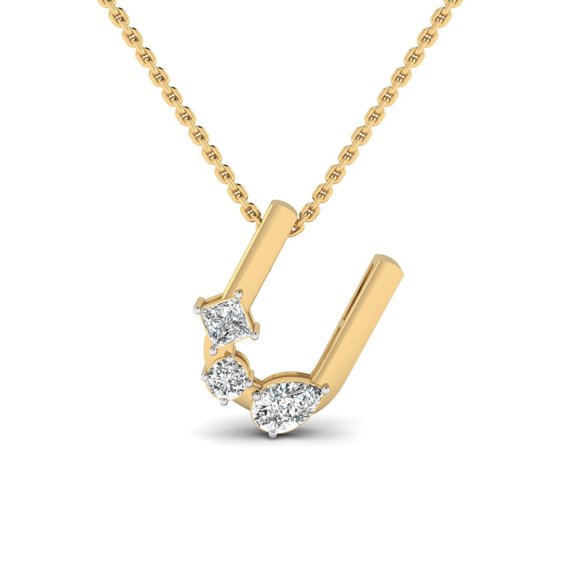 "U" Alphabet  pendant