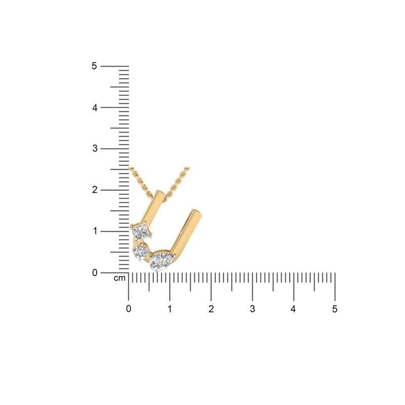 "U" Alphabet  pendant