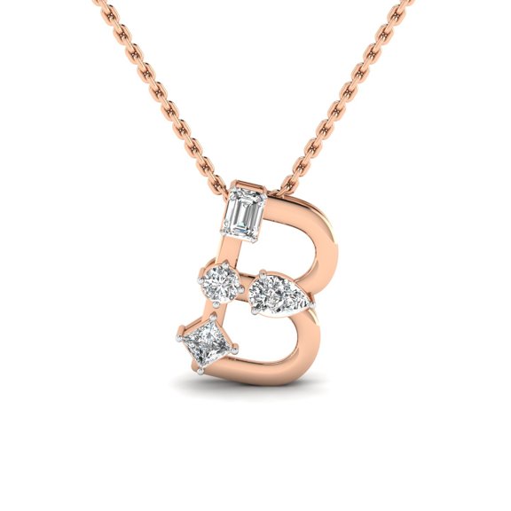 "B" Alphabet  pendant