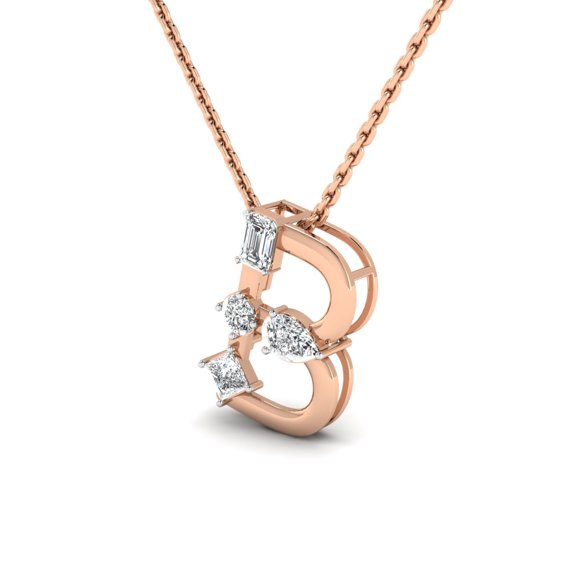 "B" Alphabet  pendant