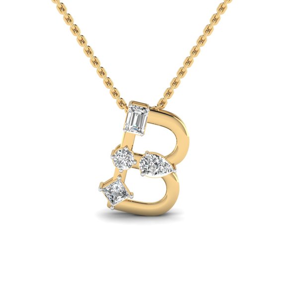 "B" Alphabet  pendant