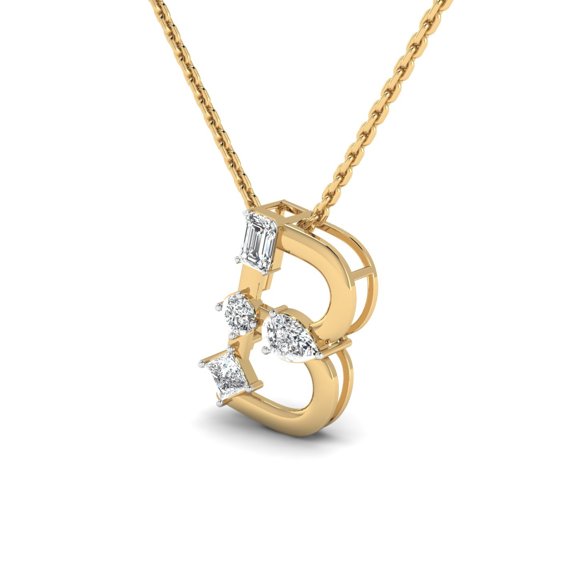 "B" Alphabet  pendant