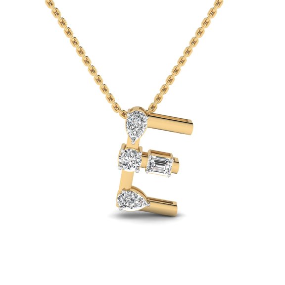 "E" Alphabet  pendant