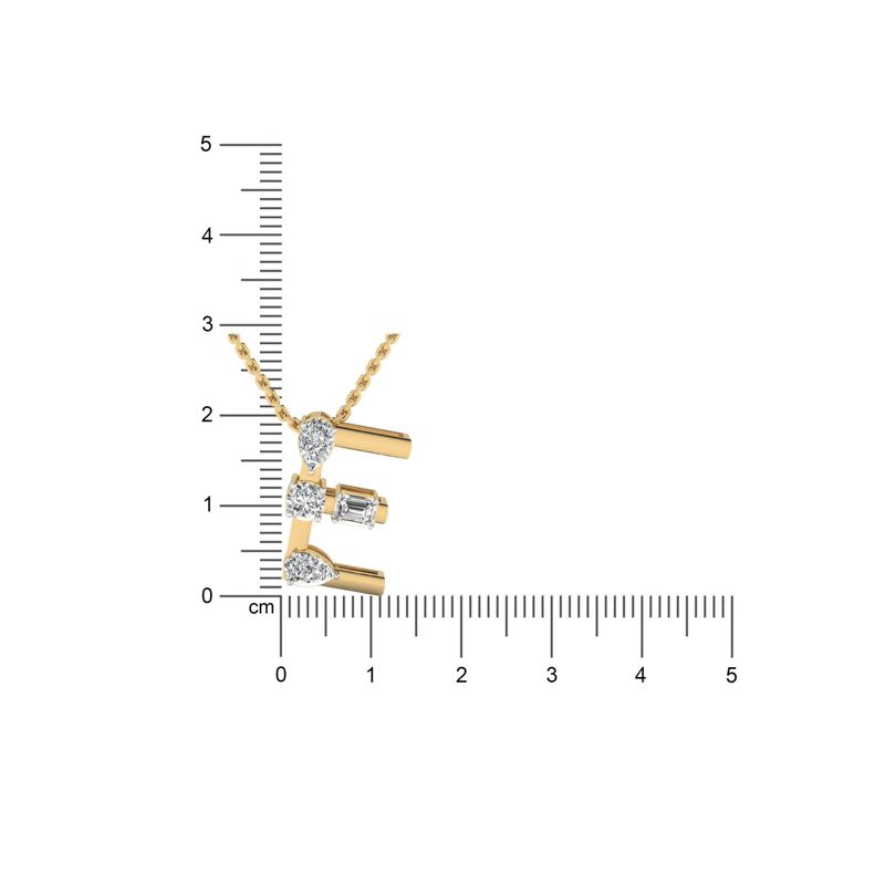 "E" Alphabet  pendant