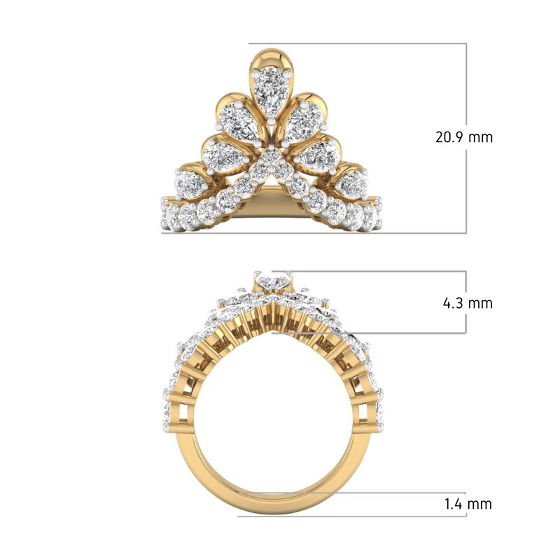 Flutterby Bloom Ring